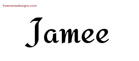 Calligraphic Stylish Name Tattoo Designs Jamee Download Free