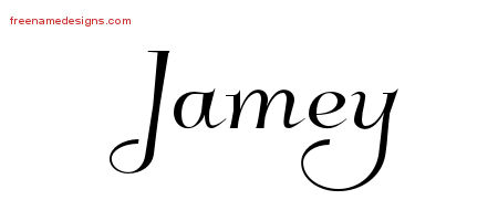 Elegant Name Tattoo Designs Jamey Free Graphic
