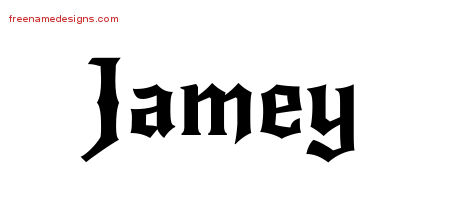 Gothic Name Tattoo Designs Jamey Download Free