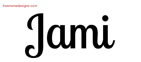 Handwritten Name Tattoo Designs Jami Free Download