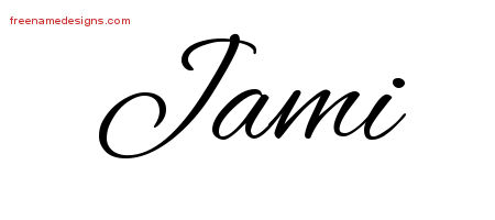 Cursive Name Tattoo Designs Jami Download Free