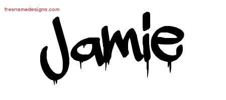 Graffiti Name Tattoo Designs Jamie Free Lettering
