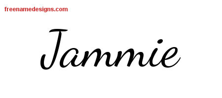 Lively Script Name Tattoo Designs Jammie Free Printout