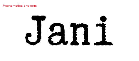 Typewriter Name Tattoo Designs Jani Free Download