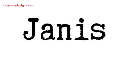 Typewriter Name Tattoo Designs Janis Free Download