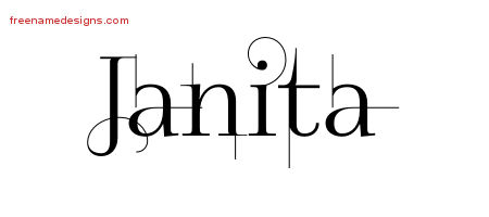 Decorated Name Tattoo Designs Janita Free