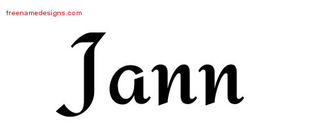 Calligraphic Stylish Name Tattoo Designs Jann Download Free