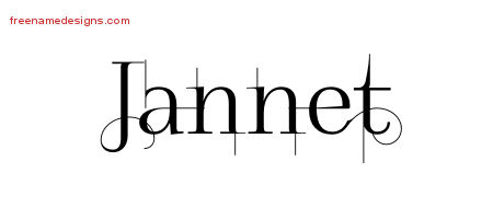 Decorated Name Tattoo Designs Jannet Free