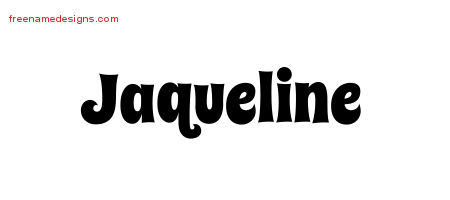 Groovy Name Tattoo Designs Jaqueline Free Lettering