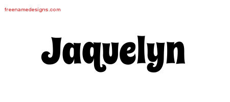 Groovy Name Tattoo Designs Jaquelyn Free Lettering