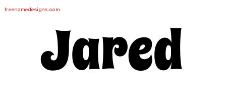 Groovy Name Tattoo Designs Jared Free