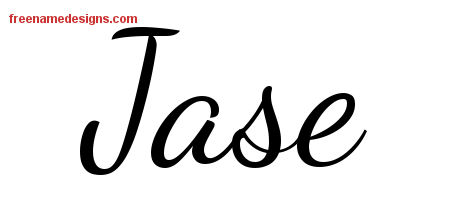 Lively Script Name Tattoo Designs Jase Free Download