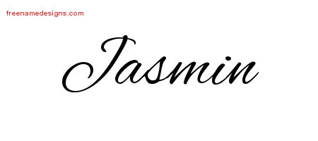 Cursive Name Tattoo Designs Jasmin Download Free