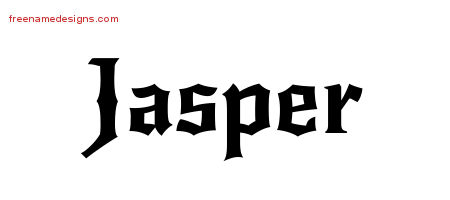 Gothic Name Tattoo Designs Jasper Download Free