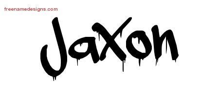 Graffiti Name Tattoo Designs Jaxon Free