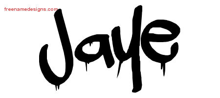Graffiti Name Tattoo Designs Jaye Free Lettering