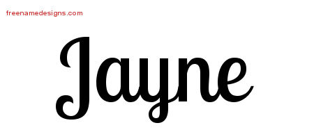 Handwritten Name Tattoo Designs Jayne Free Download