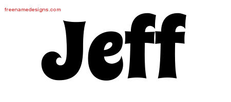 Groovy Name Tattoo Designs Jeff Free