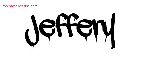 Graffiti Name Tattoo Designs Jeffery Free