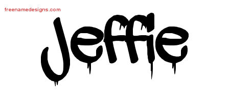 Graffiti Name Tattoo Designs Jeffie Free Lettering