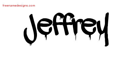 Graffiti Name Tattoo Designs Jeffrey Free
