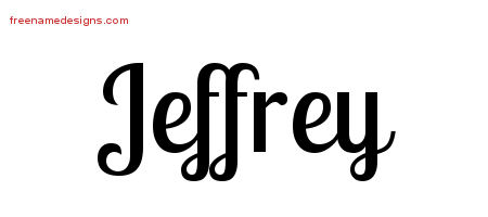 Handwritten Name Tattoo Designs Jeffrey Free Download