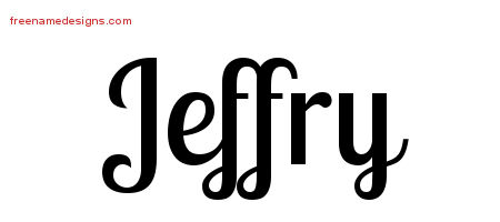 Handwritten Name Tattoo Designs Jeffry Free Printout