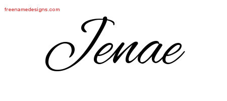 Cursive Name Tattoo Designs Jenae Download Free