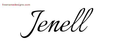 Calligraphic Name Tattoo Designs Jenell Download Free