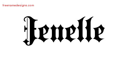 Old English Name Tattoo Designs Jenelle Free