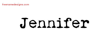 jennifer Archives - Free Name Designs