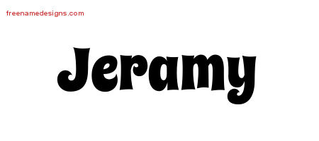 Groovy Name Tattoo Designs Jeramy Free