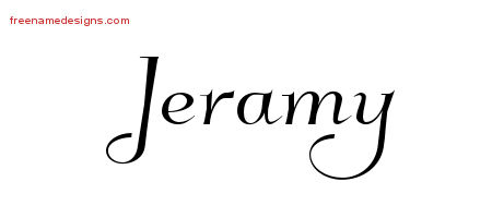 Elegant Name Tattoo Designs Jeramy Download Free