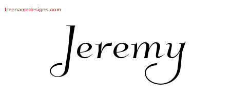 Elegant Name Tattoo Designs Jeremy Download Free