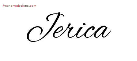 Cursive Name Tattoo Designs Jerica Download Free