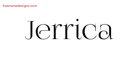 Vintage Name Tattoo Designs Jerrica Free Download