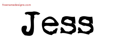 Vintage Writer Name Tattoo Designs Jess Free