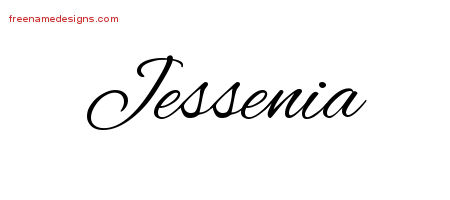 Cursive Name Tattoo Designs Jessenia Download Free