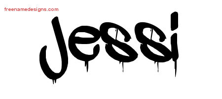 Graffiti Name Tattoo Designs Jessi Free Lettering