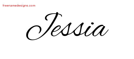 Cursive Name Tattoo Designs Jessia Download Free