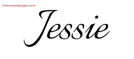 Calligraphic Name Tattoo Designs Jessie Download Free