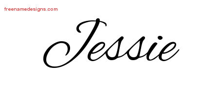 Cursive Name Tattoo Designs Jessie Download Free
