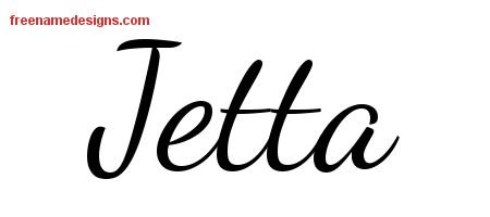 Lively Script Name Tattoo Designs Jetta Free Printout