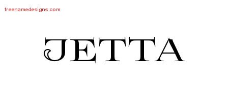 Flourishes Name Tattoo Designs Jetta Printable