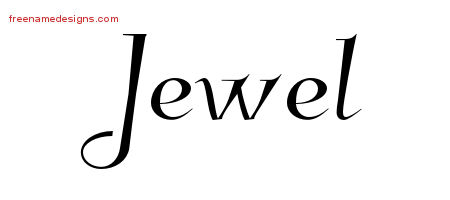 Elegant Name Tattoo Designs Jewel Free Graphic