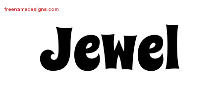 Groovy Name Tattoo Designs Jewel Free Lettering