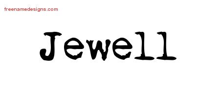 Vintage Writer Name Tattoo Designs Jewell Free