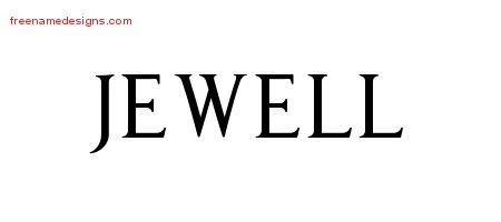 Regal Victorian Name Tattoo Designs Jewell Graphic Download