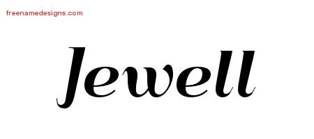 Art Deco Name Tattoo Designs Jewell Printable Art Deco Name Tattoo Designs Jewell Printable