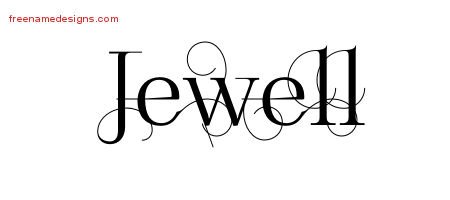 Decorated Name Tattoo Designs Jewell Free